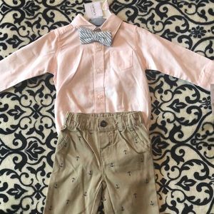 Never Worn Casual Button Down with Khaki Pants